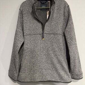 NWT FatFace Haxby Grey Half‎ Neck Sweatshirt